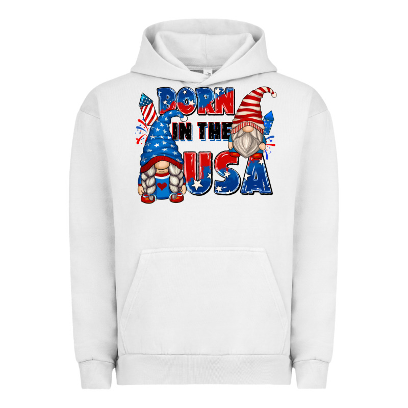 Born In The Usa Urban Hoodie by Zillion Design Studio | Teevron