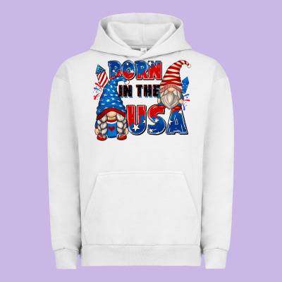 Born In The Usa Urban Hoodie Designed By Zillion Design Studio