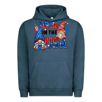 Pigment Midnight Navy born in the usa Urban Hoodie - Zillion Design Studio