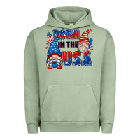 Pigment Oil Green born in the usa Urban Hoodie - Zillion Design Studio