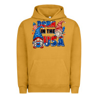 Pigment Peanut Butter born in the usa Urban Hoodie - Zillion Design Studio