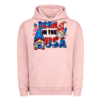 Pigment Salmon born in the usa Urban Hoodie - Zillion Design Studio