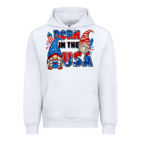 White born in the usa Urban Hoodie - Zillion Design Studio