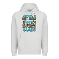 Dove Grey i m not a hot mess i m a spicy disaster Premium Hoodie - Zillion Design Studio