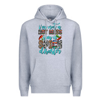 Heather Grey i m not a hot mess i m a spicy disaster Premium Hoodie - Zillion Design Studio
