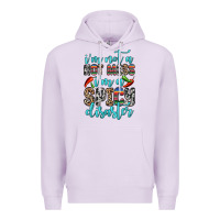 Lilac i m not a hot mess i m a spicy disaster Premium Hoodie - Zillion Design Studio