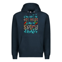 Navy i m not a hot mess i m a spicy disaster Premium Hoodie - Zillion Design Studio