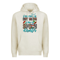 Oatmeal Heather i m not a hot mess i m a spicy disaster Premium Hoodie - Zillion Design Studio