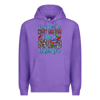 Purple i m not a hot mess i m a spicy disaster Premium Hoodie - Zillion Design Studio