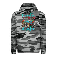 Slate Camo i m not a hot mess i m a spicy disaster Premium Hoodie - Zillion Design Studio