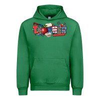Emerald American teacher Urban Hoodie - Zillion Design Studio