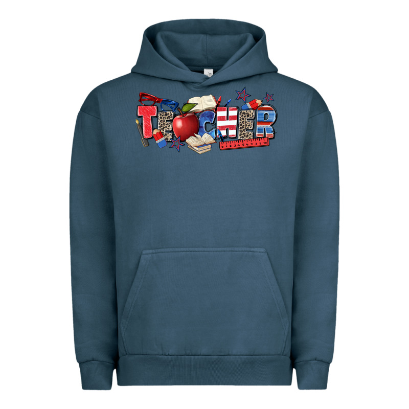 American Teacher Urban Hoodie by Zillion Design Studio | Teevron