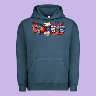 American Teacher Urban Hoodie Designed By Zillion Design Studio
