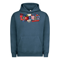 Pigment Midnight Navy American teacher Urban Hoodie - Zillion Design Studio