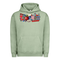 Pigment Oil Green American teacher Urban Hoodie - Zillion Design Studio