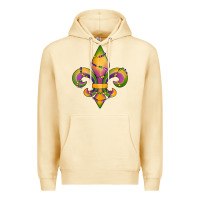 Pina Colada mardi gras fleur de lis Premium Hoodie - RanaPortraitStore