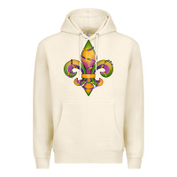 Tofu mardi gras fleur de lis Premium Hoodie - RanaPortraitStore
