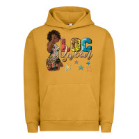 Pigment Peanut Butter afro woman loc queen Urban Hoodie - texasbilliewilder