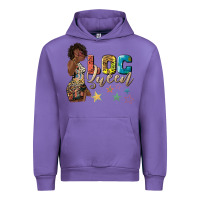 Tulip afro woman loc queen Urban Hoodie - texasbilliewilder