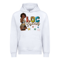 White afro woman loc queen Urban Hoodie - texasbilliewilder