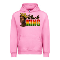 Fuchsia Pink afro man black king Urban Hoodie - texasbilliewilder