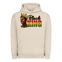 Pigment French Oak afro man black king Urban Hoodie - texasbilliewilder