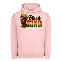Pigment Salmon afro man black king Urban Hoodie - texasbilliewilder