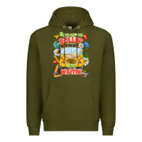 Army Green they see me rolling they waiting Premium Hoodie - texasbilliewilder