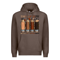 Coffee teach love inspire motivation lead encourage Premium Hoodie - Zillion Design Studio