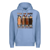 Colony Blue teach love inspire motivation lead encourage Premium Hoodie - Zillion Design Studio