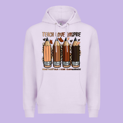 Teach Love Inspire Motivation Lead Encourage Premium Hoodie Designed By Zillion Design Studio