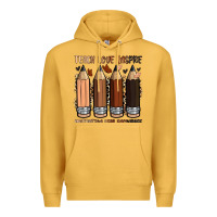 Mustard teach love inspire motivation lead encourage Premium Hoodie - Zillion Design Studio