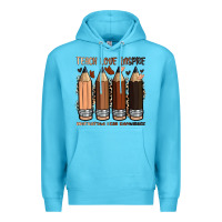 Ocean Blue teach love inspire motivation lead encourage Premium Hoodie - Zillion Design Studio