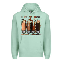 Seafoam teach love inspire motivation lead encourage Premium Hoodie - Zillion Design Studio