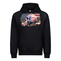 Black american skull Urban Hoodie - Zillion Design Studio