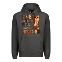 Charcoal Heather one month can't hold our history Premium Hoodie - Zillion Design Studio