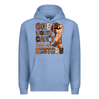 Colony Blue one month can't hold our history Premium Hoodie - Zillion Design Studio