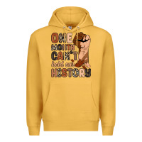 Mustard one month can't hold our history Premium Hoodie - Zillion Design Studio