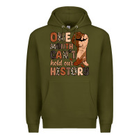 Army Green one month can't hold our history Premium Hoodie - Zillion Design Studio