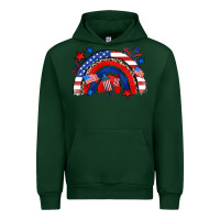 Foreset Green American rainbow Urban Hoodie - Zillion Design Studio