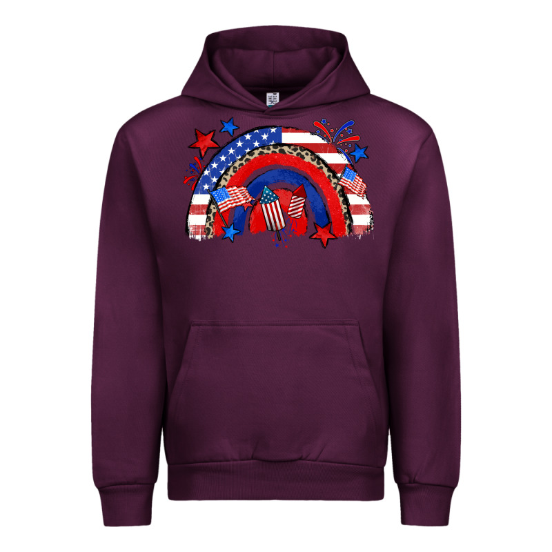 American Rainbow Urban Hoodie by Zillion Design Studio | Teevron