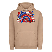 Pigment Burro American rainbow Urban Hoodie - Zillion Design Studio