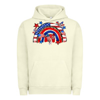 Pigment Pistachio American rainbow Urban Hoodie - Zillion Design Studio