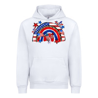 White American rainbow Urban Hoodie - Zillion Design Studio