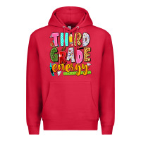 Cardinal third grade energy Premium Hoodie - texasbilliewilder