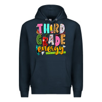 Navy third grade energy Premium Hoodie - texasbilliewilder