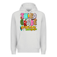 Dove Grey third grade energy Premium Hoodie - texasbilliewilder