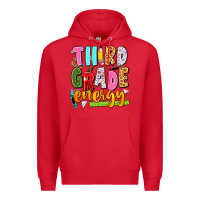 Red third grade energy Premium Hoodie - texasbilliewilder