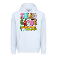 White third grade energy Premium Hoodie - texasbilliewilder