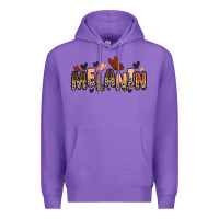 Purple melanin butterfly Premium Hoodie - Zillion Design Studio